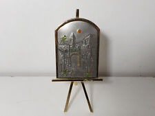 Mini Chevalet peinture peintre en métal tableau étains du prince objet vitrine