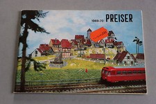 X421 PREISER Train Character Catalog HO 1969 70 80 pg 14.3*21 Deutsch Catalog