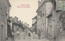 37 postcard No. 6 RIGNY-USSÉ Hôtel de la Croix-Blanche