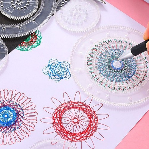 Spirographe roues dessin - spirographe,