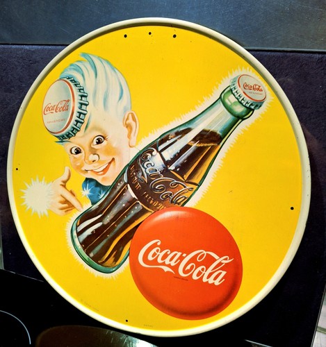 Coca cola tôle publicitaire - coca,