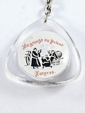 KEYRING - LA GRANGE AU PRIUR - LANGRES - Hotel Restaurant - Vintage 1960s