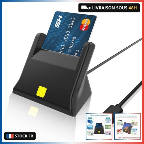 Lecteur carte identité - carte,