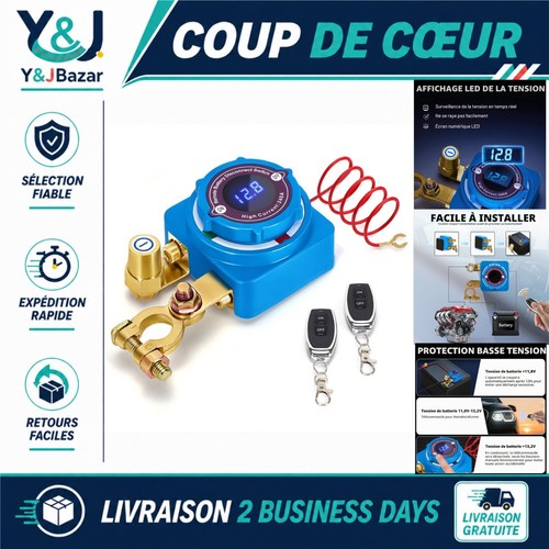 Coupe circuit batterie 12v - coupe-circuit,