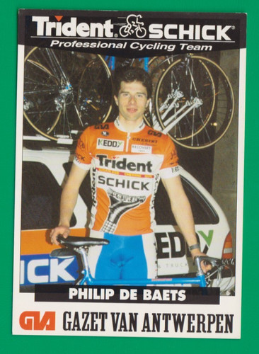 Cyclisme carte cycliste philip - cyclisme,