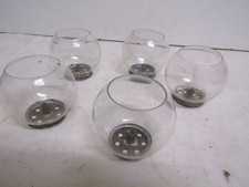lot de 5 verres de lampes