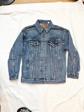 LEVI'S BLUE DENIM JACKET BUST A MOVE COLOR SIZE SMALL
