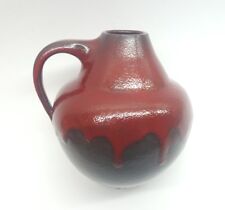 Vase Heyne 13,7 cm céramique rouge lave Hoy vase cruche WGP années 60 70 60