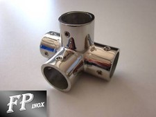 Coude 4 départs 22mm 90° inox 316 - A4