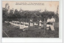 apiary of NEUILLY SUR OISE - DENAMUR beekeeper - good condition (one corner folded and
