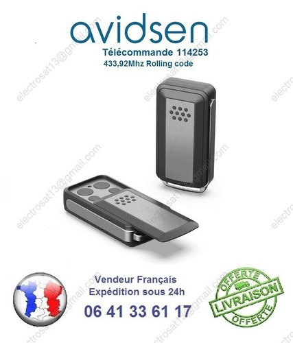 Télécommande avidsen 114253 - télécommande,
