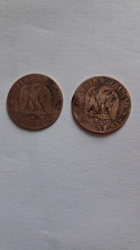 Pieces centimes 1853 - pieces, 5