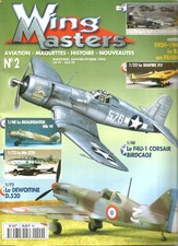 MAGAZINE WING MASTERS N°2/1998 Aviation,Maquettes,Histoire.82 pages.