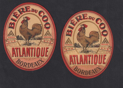 Old label alcohol france - alcohol,