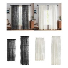 Rideau à motifs floraux à