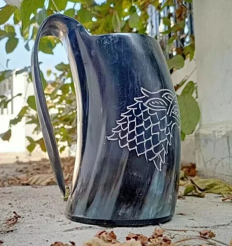 Tasse corne boire viking - en,