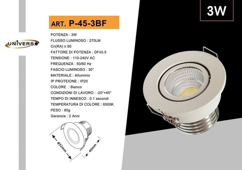 Mini spot led universe - spot,