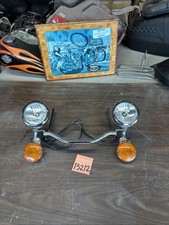 Harley Heritage Softail Light Bar Fog Passing Lamp Assembly Housing Bezel 