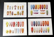 4 PLANCHES VERRERIE D'ART