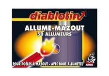 50 Allumettes allume poêle à mazout DIABLOTIN