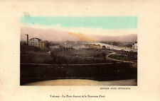 Old postcard 26 - VALENCIA (Drôme) - Le Parc Jouvet et le Nouveau Pont - Ed. Pape