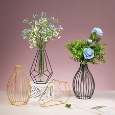 Fer Art Cadre Fleur Vase Tube