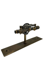 Vintage W. & L. E. Gurley Telescopic Alidade Collectible Brass Tabletop Portable