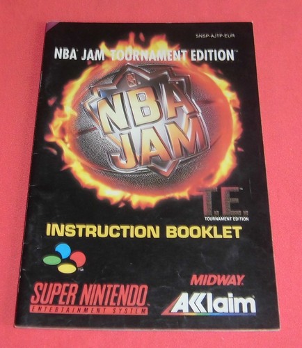 Notice nba jam - t.e., tournament