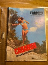 Publicité Magazine FERRARIS Camping Tente Tarif Dimension Cabanon Vacances 1968