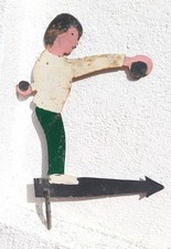 Ancienne Girouette Joueur de