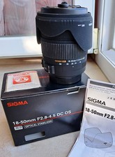 Objectif SIGMA 18-50 mm