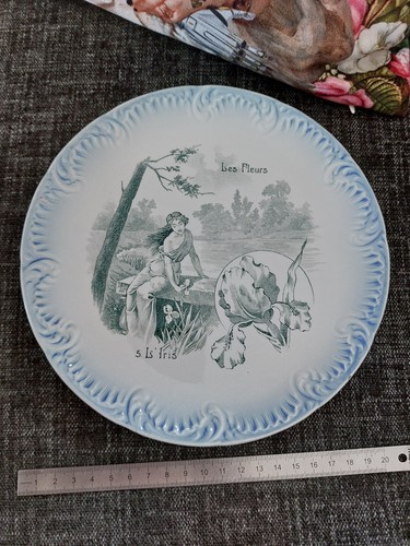 Assiette digoin sarreguemines