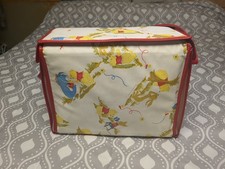 Vintage Disney Winnie The Pooh Baby Carry Travel Bassinet 1970's Fold Away 