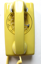 Yellow Rotary 554 Wall Telephone - Full Restoration