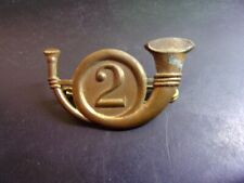 Belgique . Insigne de Béret . 2° Régiment de Chasseurs Belges