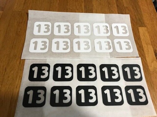 Numero 10 patchs flocages - numero,