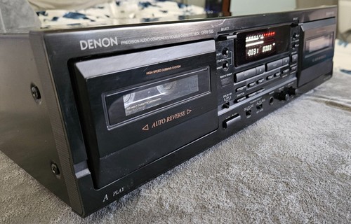 Vintage denon drw 585 double - denon, drw-585