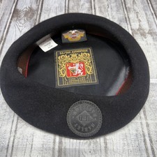 Harley Davidson Beret  Basque Authentique Made In France Wool Size 9 1/8 57