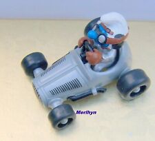 40256 Smurf Car Driver Grey Metallic Smurf Smurf Puffo Puffi VERY RARE