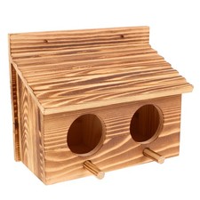  Nichoir Pour Perroquet D'élevage D'oiseaux Cage En Pochette Hutte