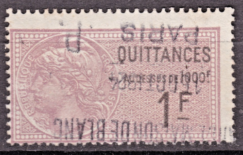 Timbre fiscal 1920 - fiscal, medaillon
