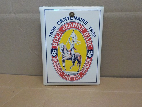 Plaque emaillee ancienne biere - ancienne,