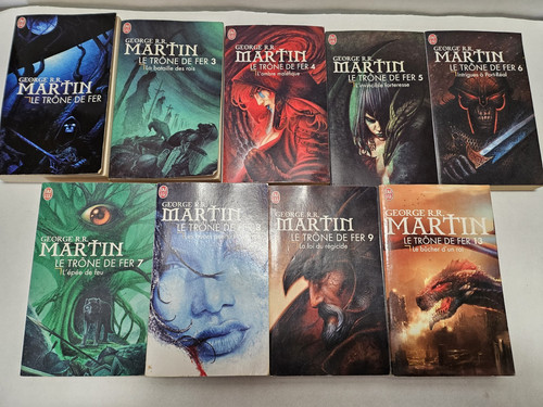 Lot livres trone de - lot,
