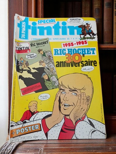 Magazine tintin vintage 1985 - tintin,
