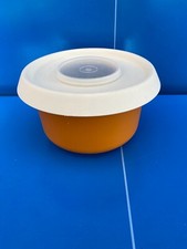 ⚜️ Bol Batteur Mélangeur Tupperware 3 L Orange Boite Saladier Vintage