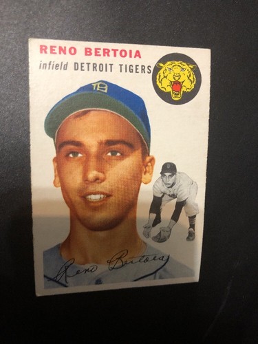 1954 topps 131 reno bertoia - topps,