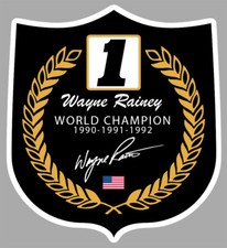 STICKER WAYNE RAINEY CHAMPION