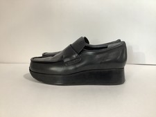 Stephane Kelian vintage leather platform shoes loafers