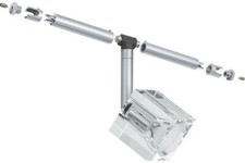 Système De Câble Et De Rail CombiSystems Spot IceCube 1x35W GU4 Chromé Mat