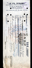 LYON-VILLEURBANNE (69) FACTORY OF ELECTRICAL WIRES & CABLES "LE FIL DYNAMO" 1927